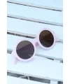 Pembe Renk Yuvarlak İskandinav Çocuk Gözlüğü