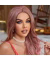 Pembe Siyah Kırçıllı Tül Peruk