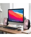 Pembe USB 2.0 + 3.5mm USB Hoparlör