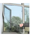 Pencere Cam Sineklikbeyaz ( 125 Cm X 75 Cm)+4m Bant