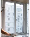 Pencere İçin Sineklik Tülü 100x150 Cm Çift Taraflı Bant Hediyeli