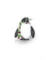 Penguen Broş - Beyaz