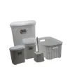 Petek 5 Li Banyo Çeyiz Seti Royaleks-MRD307-Dv