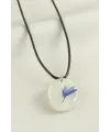 Peygamber Çiçeği Oval Epoksi Kolye