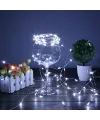 Pilli 5 Metre Dekoratif Peri Led Beyaz Aydınlatma Süsleme Lambası