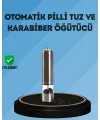 Pilli Baharat Değirmeni Karabiber Tuz Ve Baharat Öğütücü
