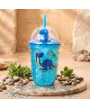 Pipetli Bardak - Figürlü Pipet - Karışık Model