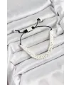 ietaks™ Pirinç Asansörlü Beyaz Juju Kadın Bileklik