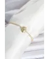 Pirinç Gold Renk Deniz Kabuğu Model Su Yolu Kadın Bileklik