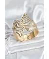 Pirinç Gold Renk Vintage Kadın Bileklik