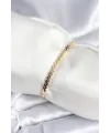 ietaks™ Pirinç Gold Renk Yassı Zincir Model Kadın Bileklik