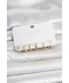Pirinç Gold Renk Yılan Model Kadın Küpe Seti