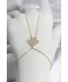 Pirinç Gold Renk Yonca Model Kadın Şahmeran