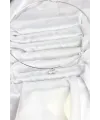 ietaks™ Pirinç Gümüş Renk Choker Model Zirkon Taşlı Kadın Kolye