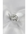 Pirinç Gümüş Renk Sarmal Yılan Model Kadın Yüzük