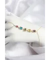 ietaks™ Pirinç Renkli Zirkon Taşlı Model Gold Renk Şahmeran