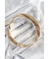 ietaks™ Pirinç Sarmal Model Gold Renk Pazu Bileklik