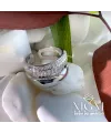 Pirinç Üzeri Rodyum Kaplama Zirkon Taşlı Yüzük - Yz-0114-b