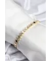 Pirinç VIP Seri Gold Renk Petek Model Kadın Bileklik