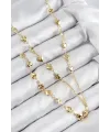 ietaks™ Pirinç Zirkon Taşlı Kalp Model Gold Renk Y Kolye