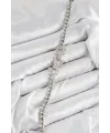 ietaks™ Pirinç Zirkon Taşlı Kelebek Model Gümüş Renk Kadın Bileklik
