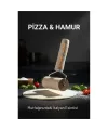 Pizza Merdanesi - Profesyonel Ahşap Saplı  Hamur Açma Merdanesi -