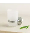 Plastik Bardak Diş Fırçalık (Krom Askılık, Vidalı Montaj)