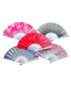 Plastik Kumaş Yelpaze 12 li Karışık OB-049