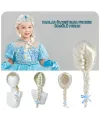 Platin Altın Dore Renk Karlar Ülkesi Elsa Frozen Peruğu Çocuk Boy