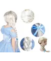 Platin Altın Dore Renk Karlar Ülkesi Elsa Frozen Peruğu Çocuk Boy