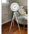 Platin Classic White Roma Tripod Ayaklı Saat