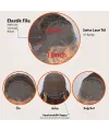Platin Fiber Sentetik Front Lace Tül Peruk
