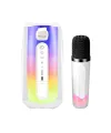 Pluse 7 Mikrofonlu Rgb Kablosuz Hoparlör - Beyaz