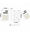 PM-25423 Beyaz Mini Hesap Makinesi