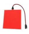 PM-37728 100x100mm Elektrominesans (EL) 3V Led Panel Kırmızı Aydınlatmalı Esnek Yapı