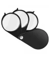 PM-6585 Katlanır 30 mm Mini Cep Tipi 3’lü Büyüteç