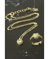 Pnr Kalp Zirkon Taşlı Set Koyle