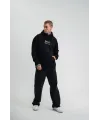 POLIZEI Premium Kalite Kapşonlu Dijital Patchli SweatShirt - Siyah