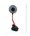 Portatif Işıklı Mini Klipsli Fan