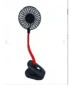 Portatif Işıklı Mini Klipsli Fan