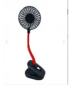 Portatif Işıklı Mini Klipsli Fan