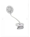 Portatif Işıklı Mini Klipsli Fan