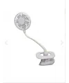 Portatif Işıklı Mini Klipsli Fan