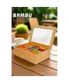 Poşet Çay Kutusu Ahşap Sallama Çay Organizer Kahve Şeker Aksesuar Kutusu 721846