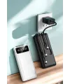 Powerbank 20.000 Mah Dijital Göstergeli Lcd Ekran Uzun Pil Ömrü