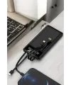 Powerbank 20.000 Mah LCD Ekran USB Lightning Type-C Uyumlu İOS ve Android