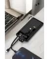 Powerbank 20.000 Mah Lcd Ekran Usb Lightning Type-c Uyumlu İos Ve Android