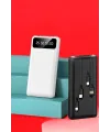 Powerbank 20.000 Mah LCD Ekran USB Lightning Type-C Uyumlu İOS ve Android