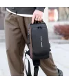 Powerbank Destekli Erkek Ön Göğüs Çantası