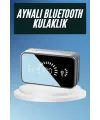 Powerbankli Bluetooth Kulaklık Yüksek Ses Aynalı Çift Dijital Gösterge Ekranı